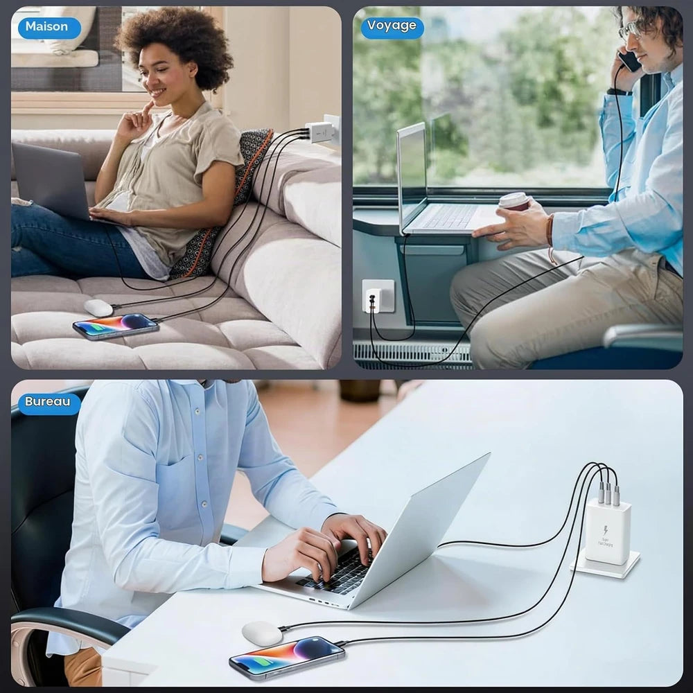 Compact USB C Travel Charger