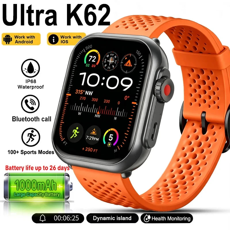 K62 Fitness Smartwatch