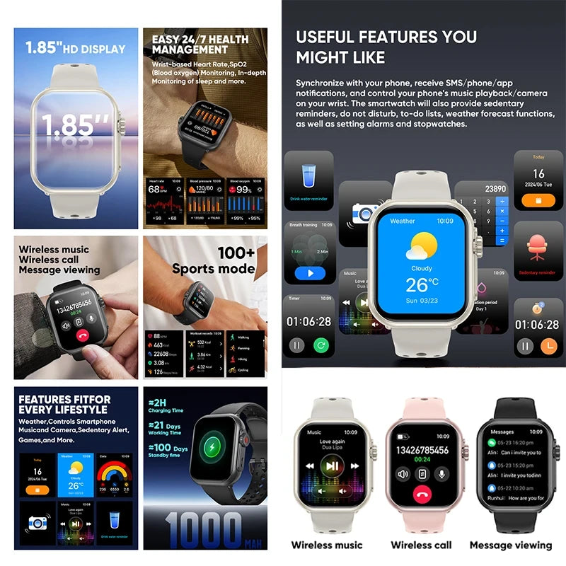 K62 Fitness Smartwatch