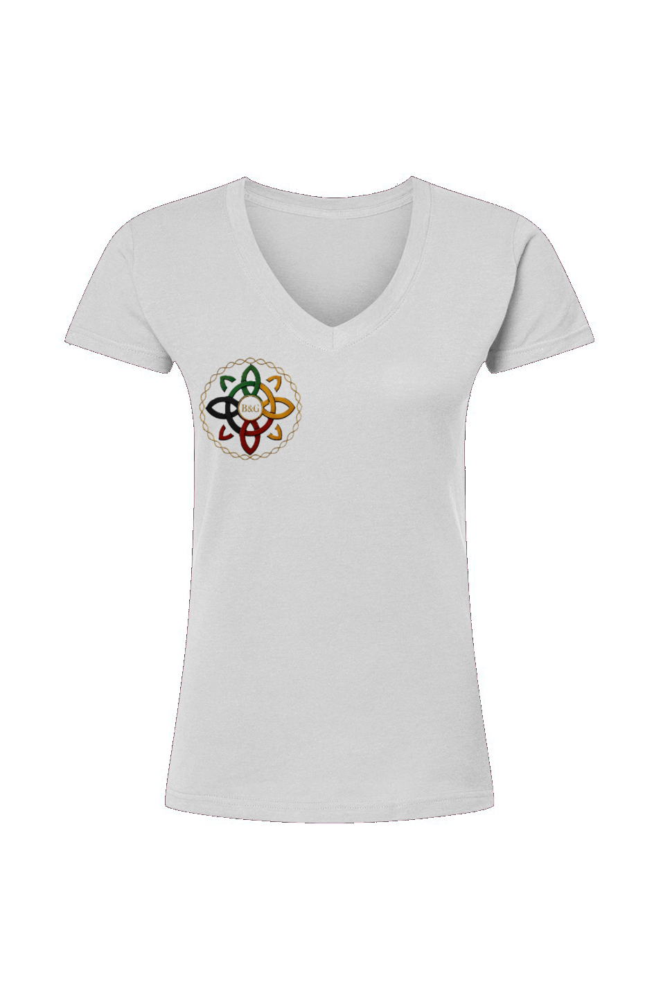 Tultex Womens V T-Shirt B&G