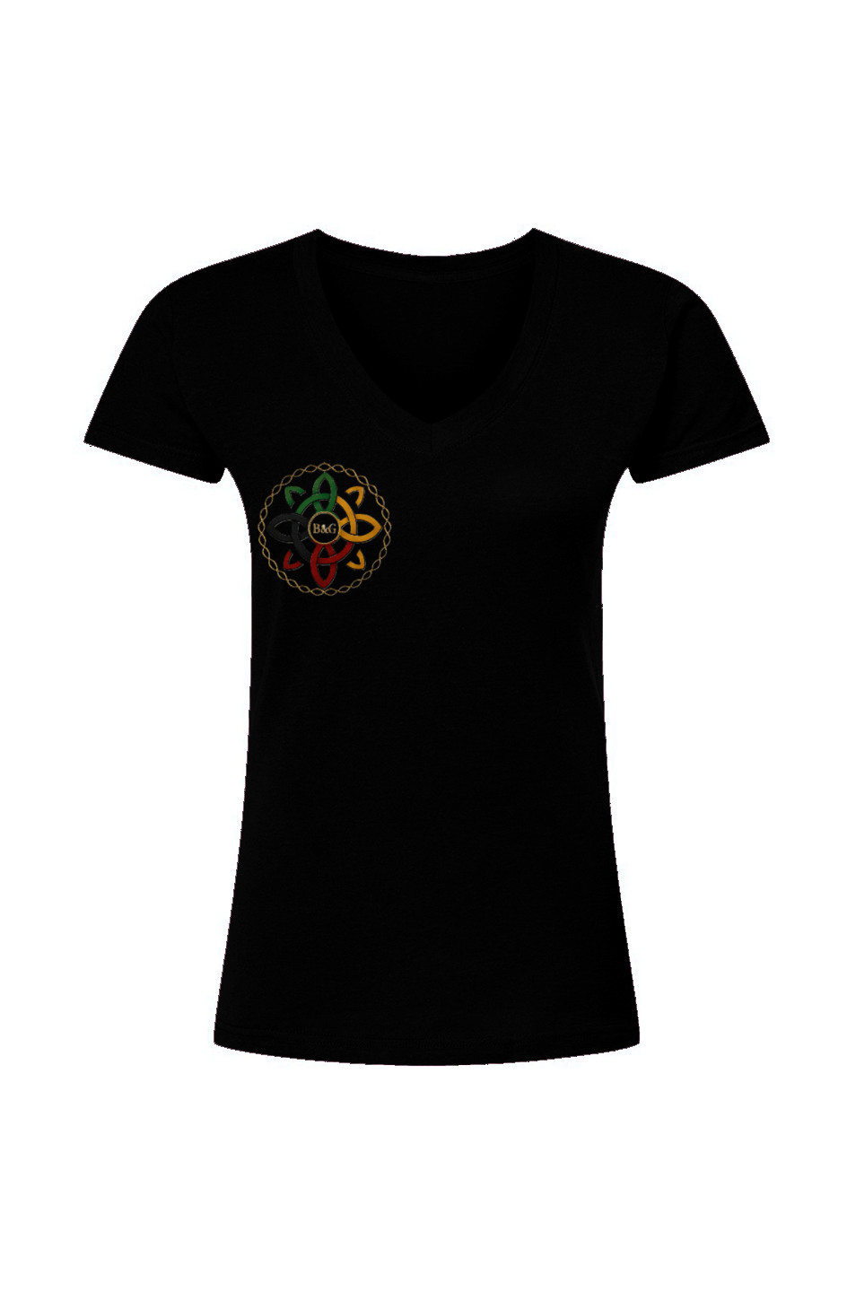 Tultex Womens V T-Shirt B&G